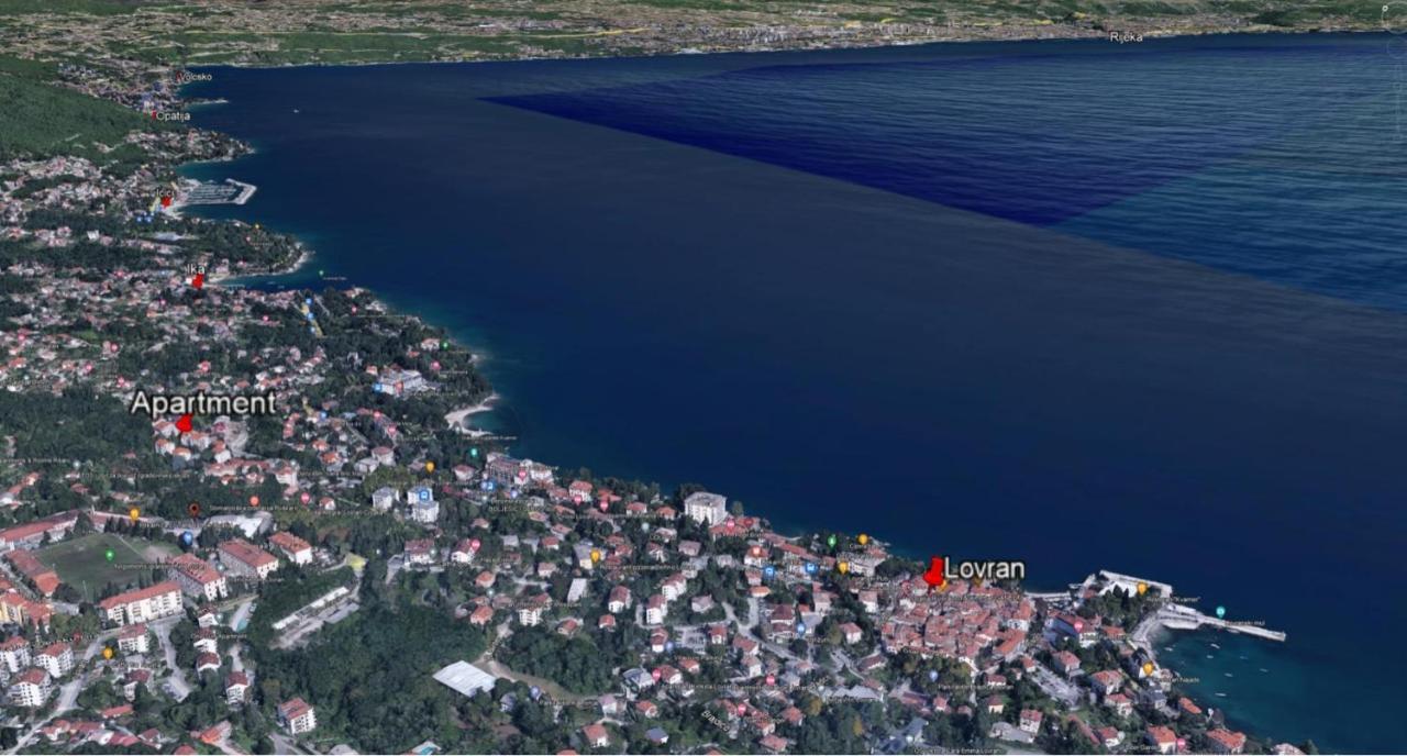 Apartment With Direct Sea View, Free Parking And Close To Beaches And Promenade Lovran Εξωτερικό φωτογραφία